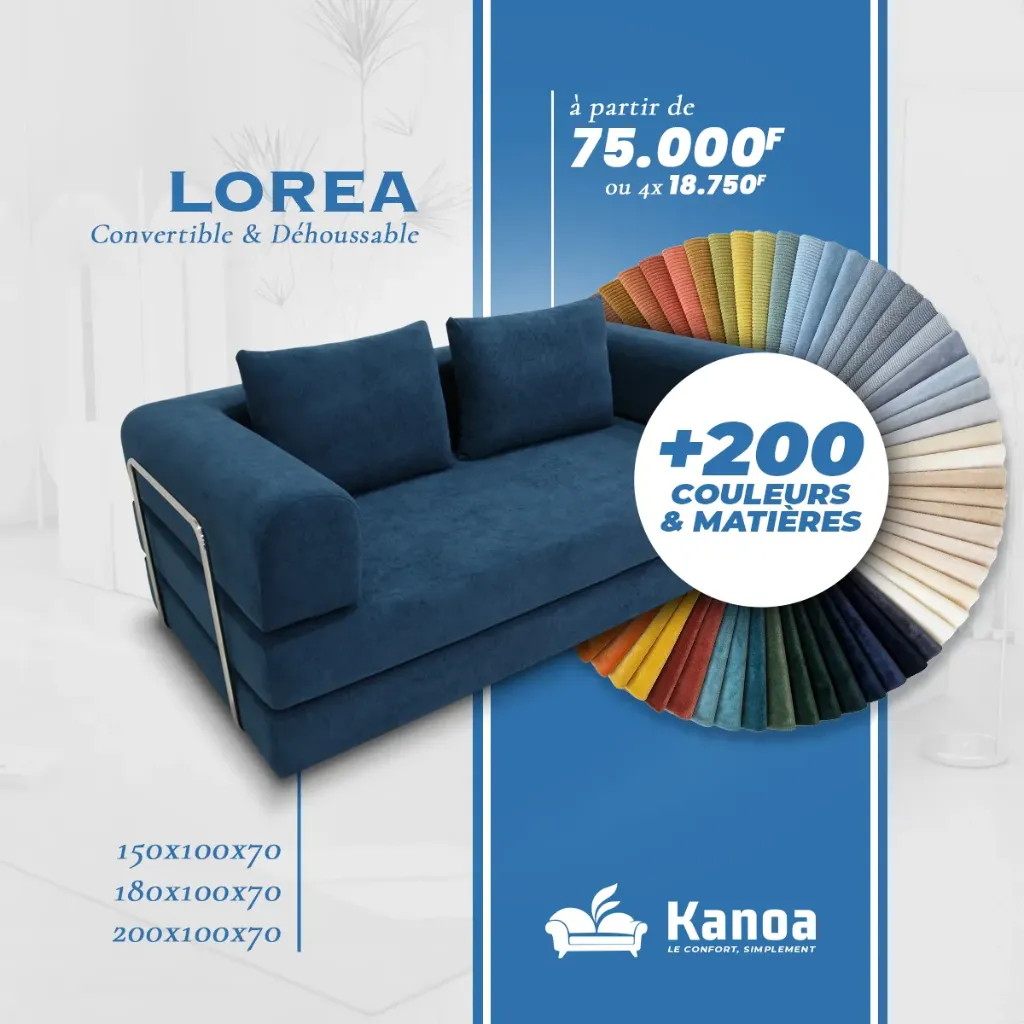 Lorea (150x100, Velours gaufré, Couleur et matière à définir)